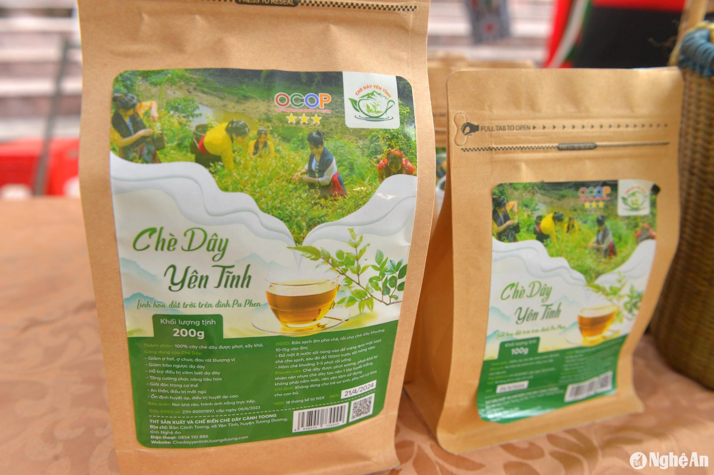Sản phẩm chè dây